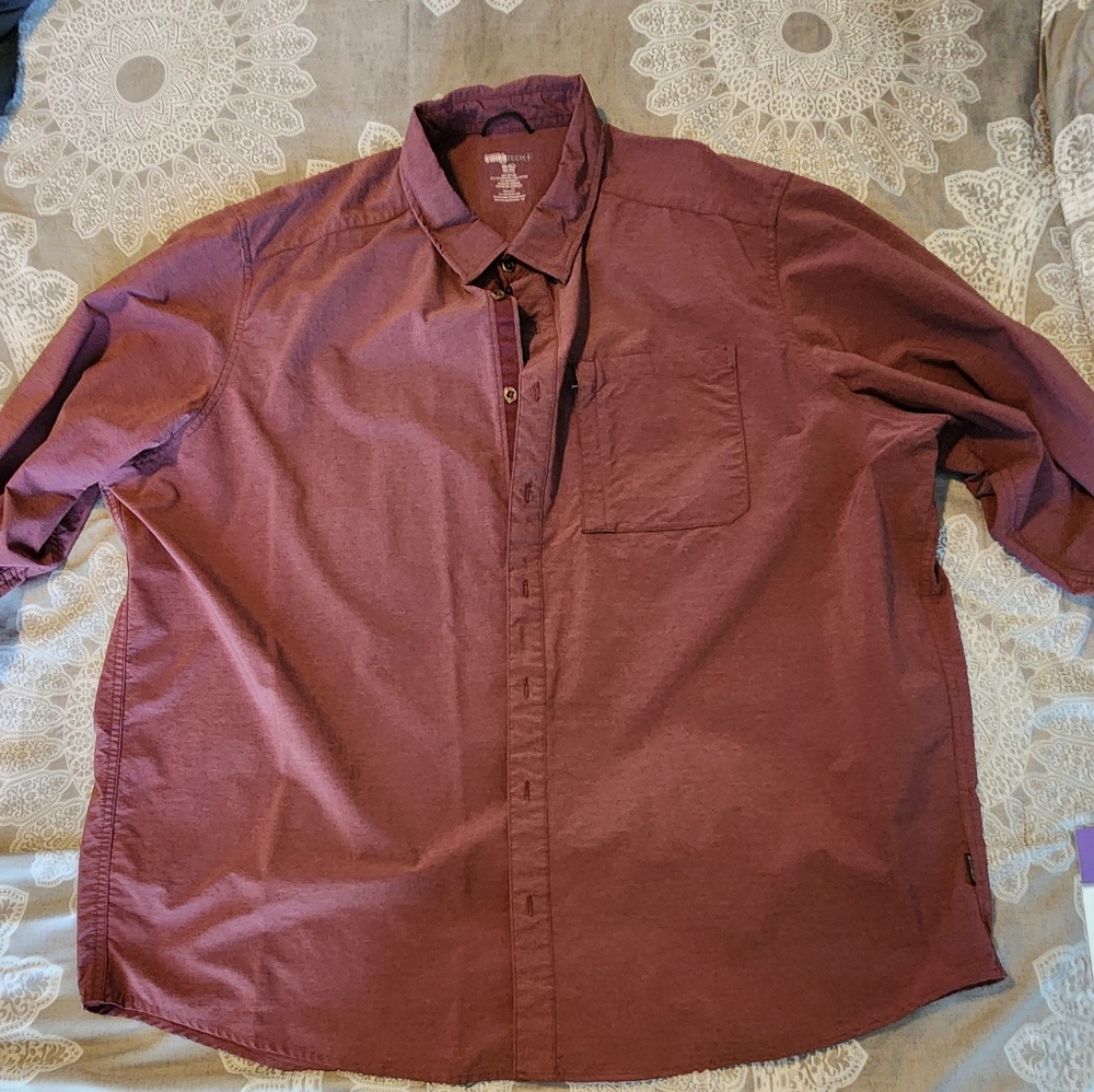 Swiss Tech longsleeve Button up Shirt